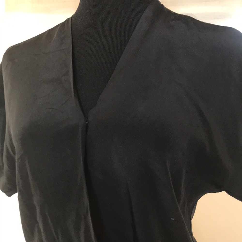 Silk Cynthia Vincent romper with pockets